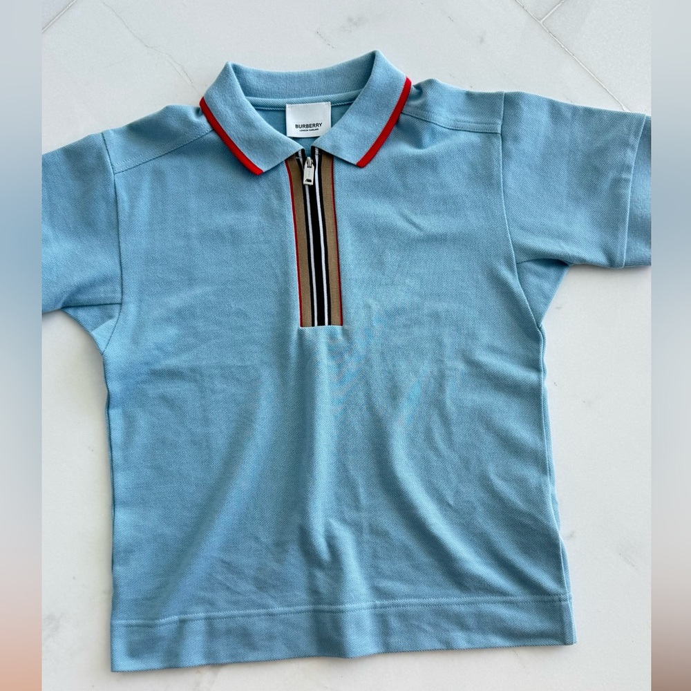 Boys Burberry polo